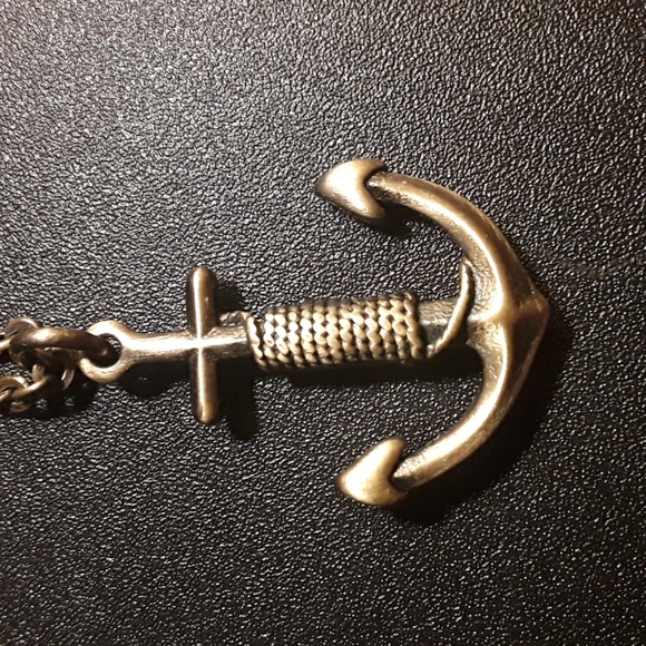 Anchor Necklace 23.5" - Picture 1 of 6